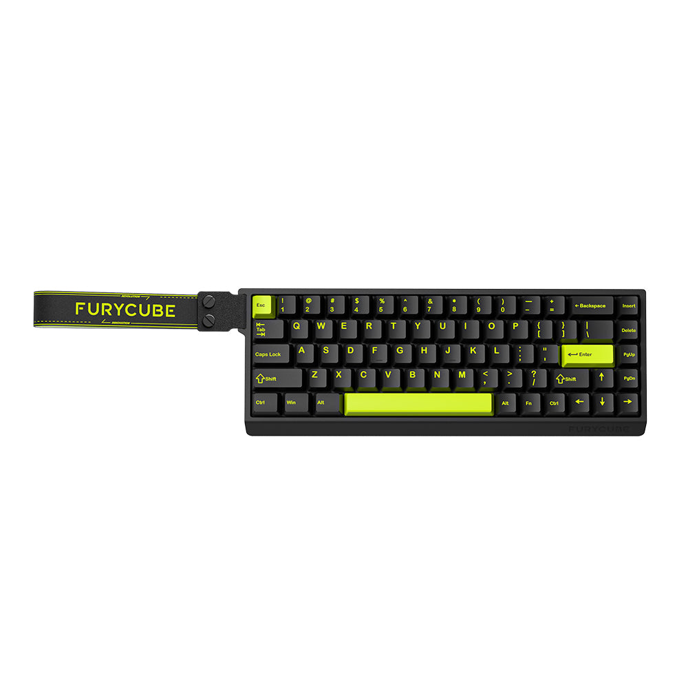 新品　FURYCUBE M68 HE 磁気ラピットトリガーキーボード　白 FURYCUBE M68HE Hall Effect Magnetic Switch Gaming Keyboard