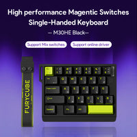 FURYCUBE M30HE Hall Effect Magnetic Switch Gaming Keyboard